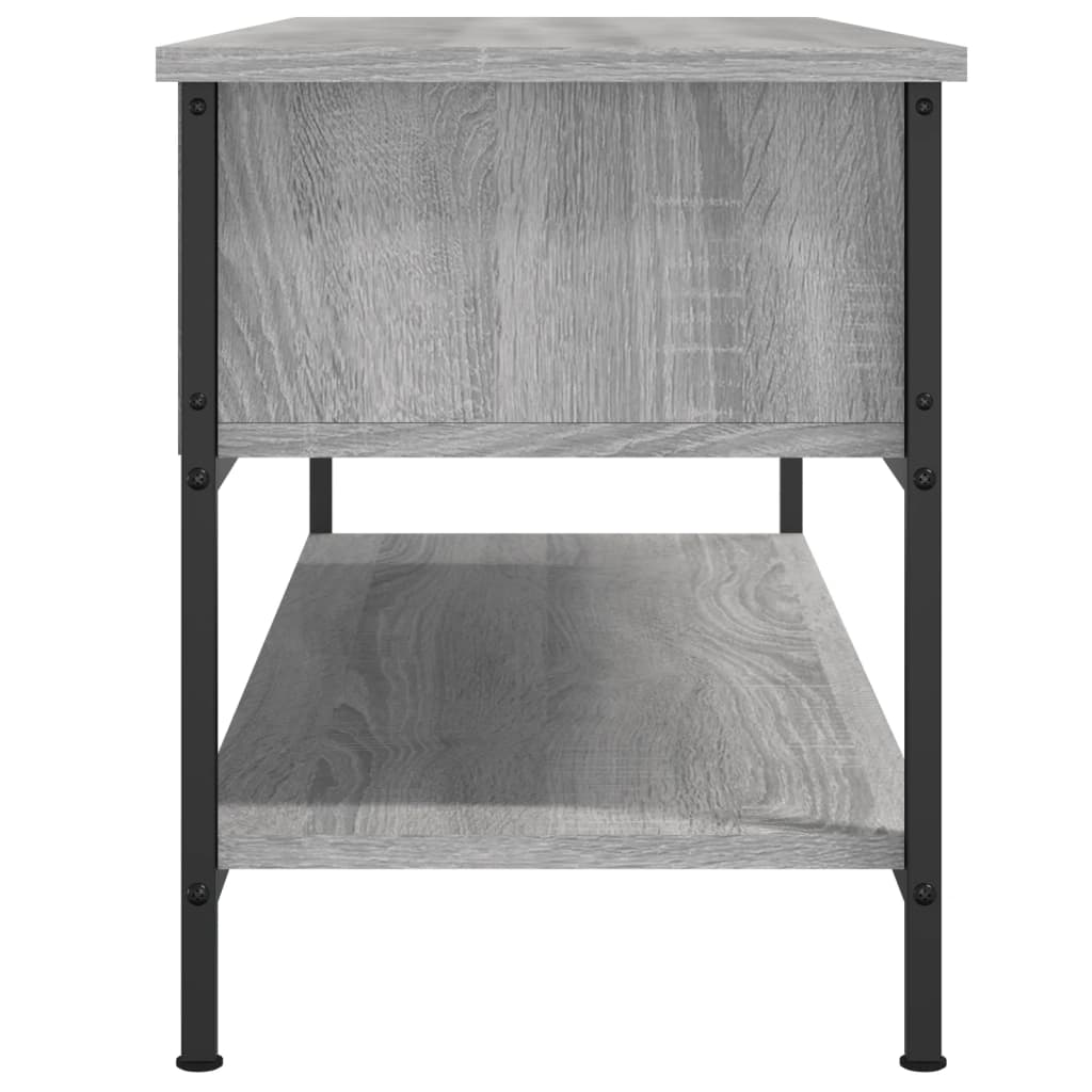 vidaXL Szafka pod TV, szary dąb sonoma, 100x35x45 cm