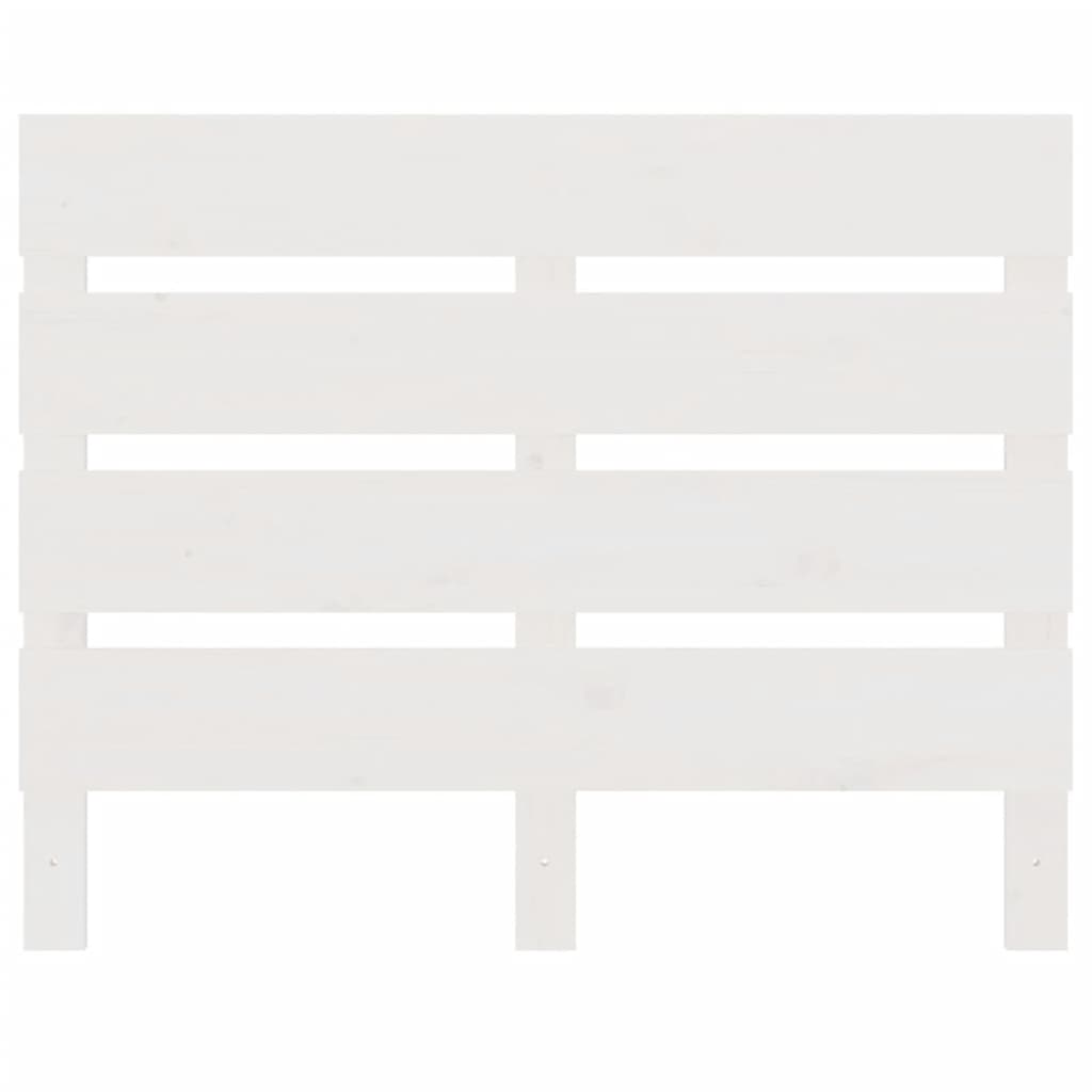 vidaXL Rama łóżka, biała, 90x190 cm, lite drewno sosnowe