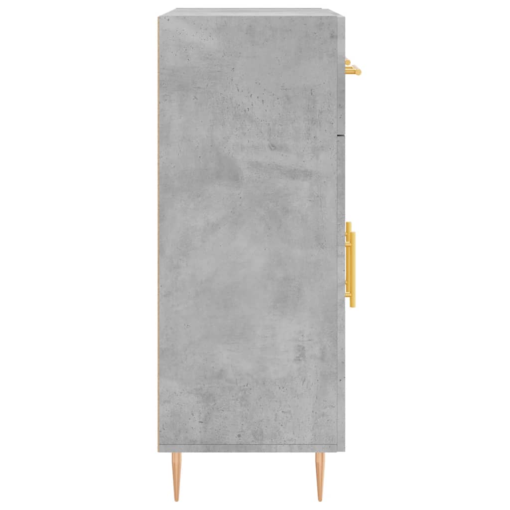 vidaXL Szafka, szarość betonu, 69,5x34x90 cm, materiał drewnopochodny