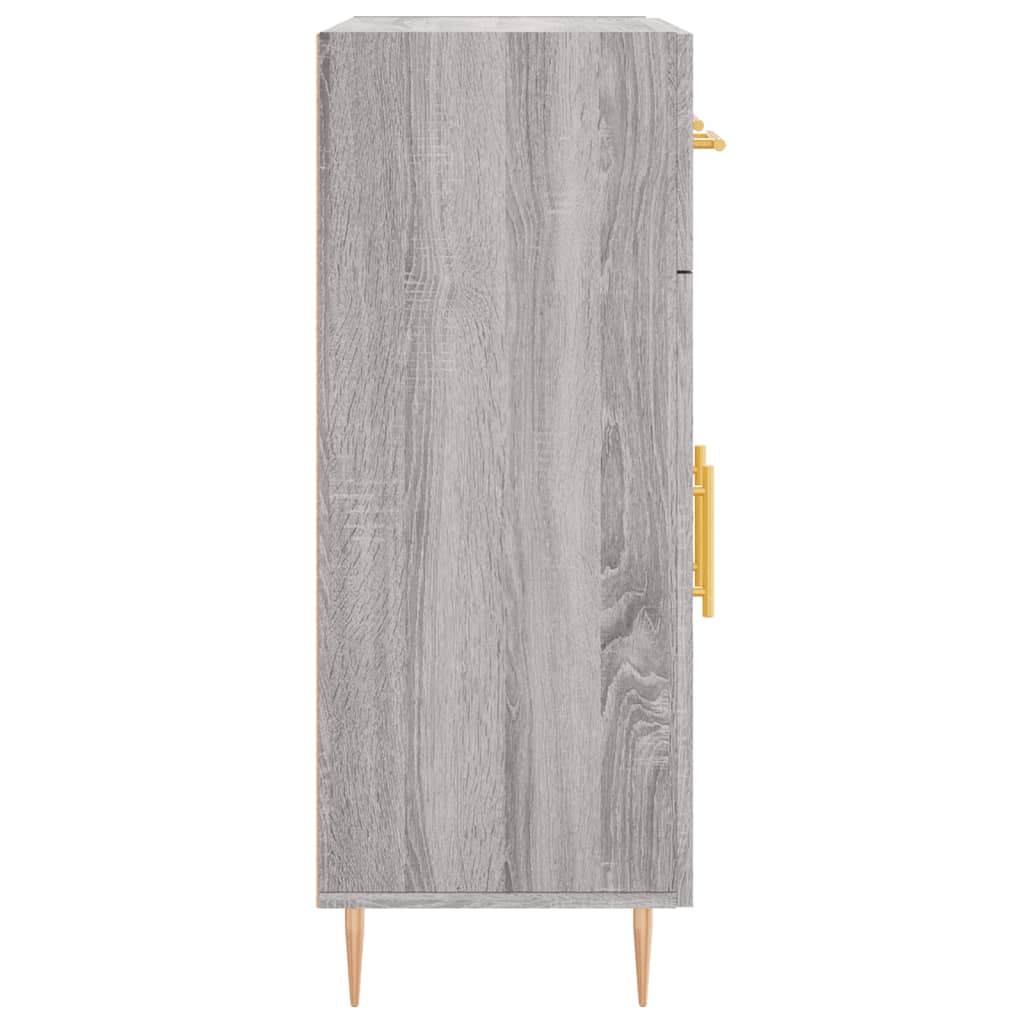 vidaXL Szafka, szary dąb sonoma, 69,5x34x90cm, materiał drewnopochodny