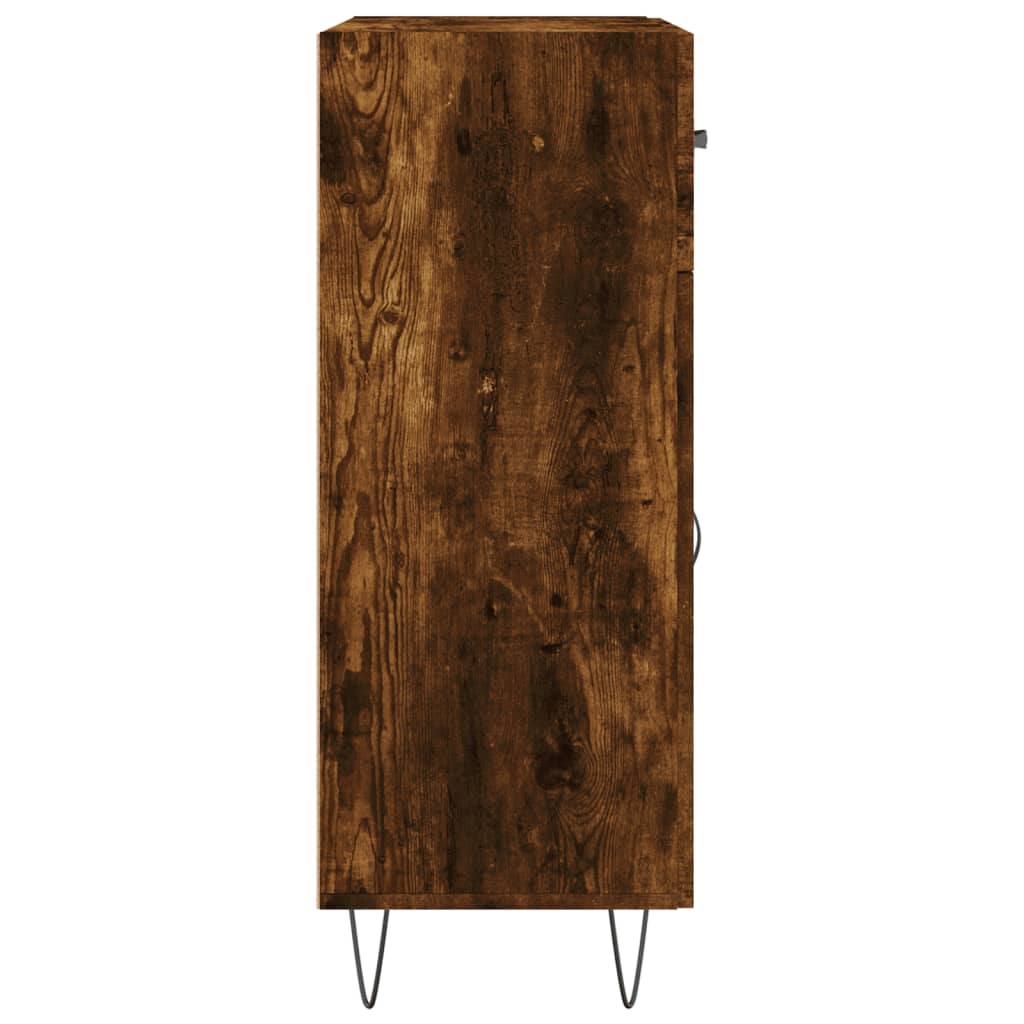 vidaXL Szafka, przydymiony dąb, 69,5x34x90 cm, materiał drewnopochodny