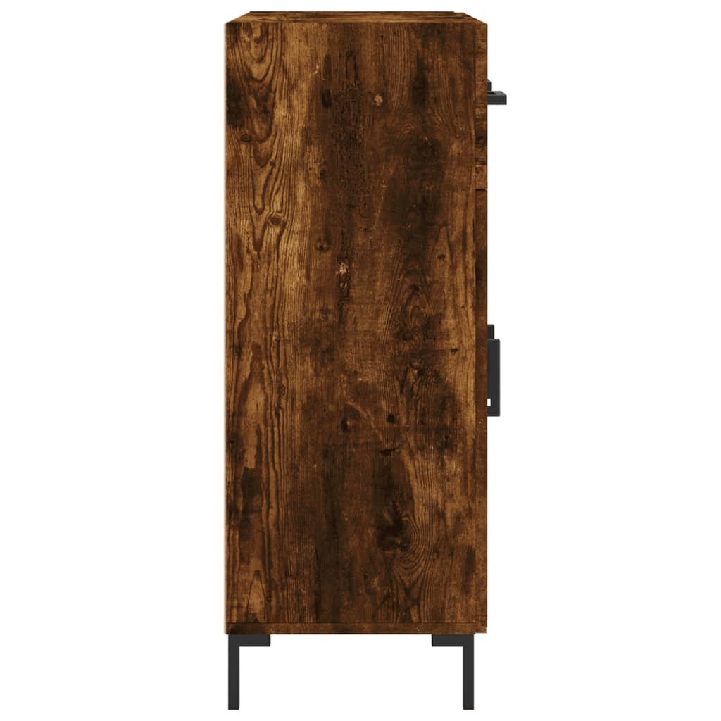 vidaXL Szafka, przydymiony dąb, 69,5x34x90 cm, materiał drewnopochodny