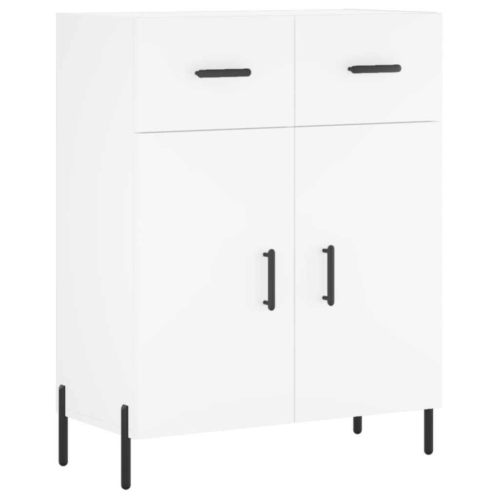 vidaXL Szafka, biała, 69,5x34x90 cm, materiał drewnopochodny