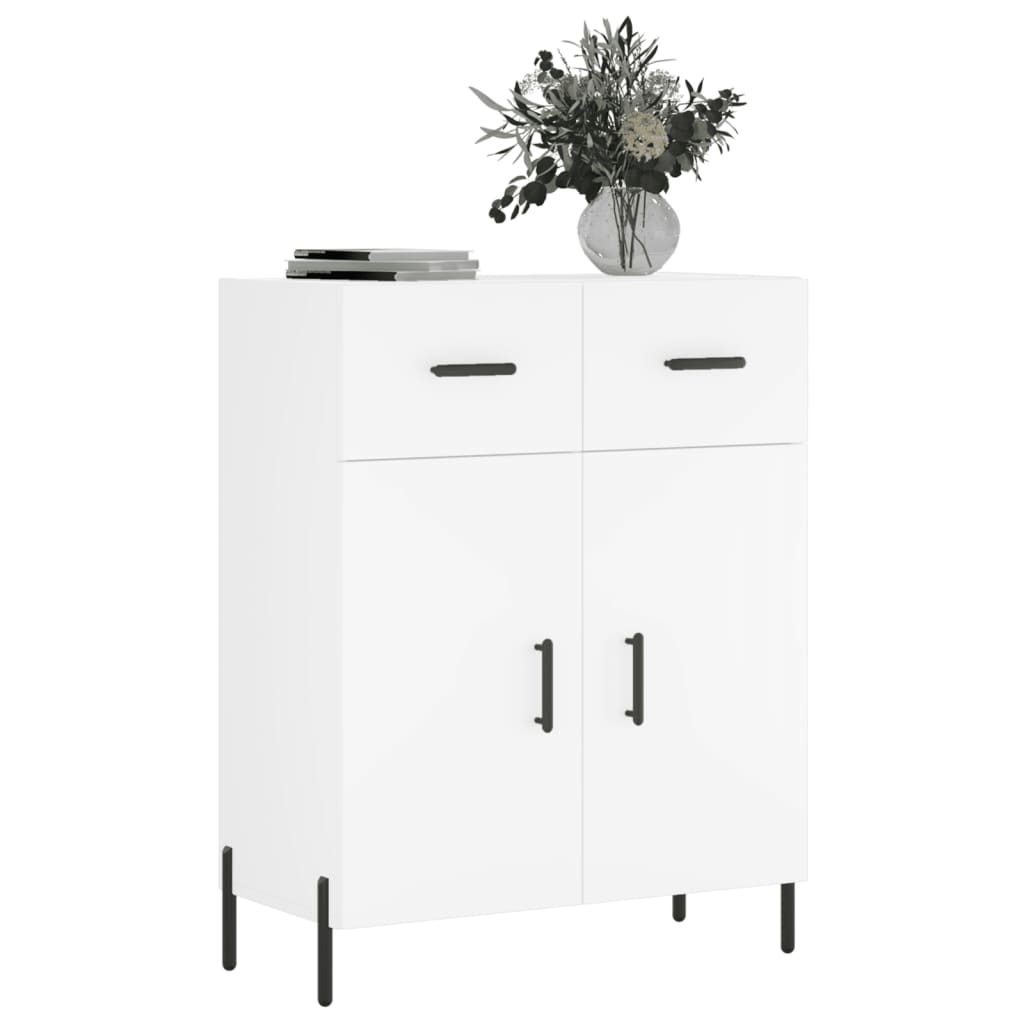 vidaXL Szafka, biała, 69,5x34x90 cm, materiał drewnopochodny