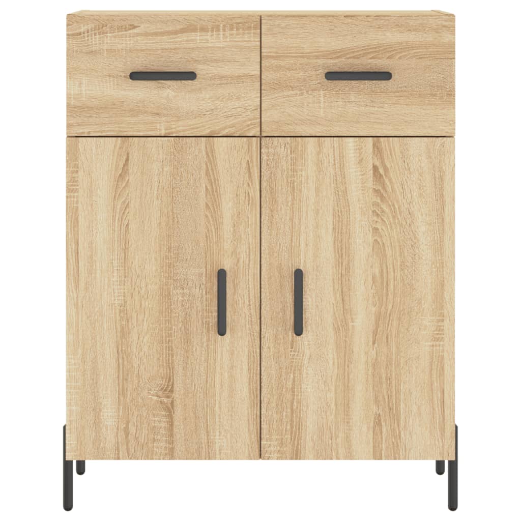 vidaXL Szafka, dąb sonoma, 69,5x34x90 cm, materiał drewnopochodny