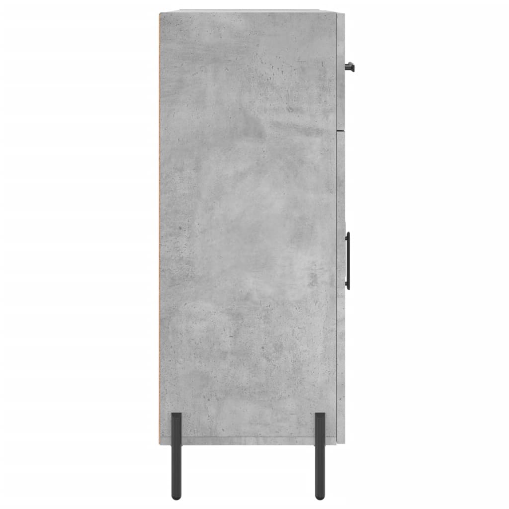 vidaXL Szafka, szarość betonu, 69,5x34x90 cm, materiał drewnopochodny