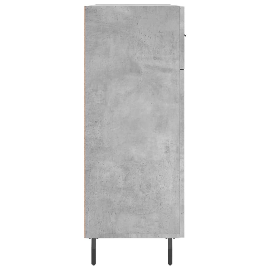 vidaXL Szafka, szarość betonu, 69,5x34x90 cm, materiał drewnopochodny