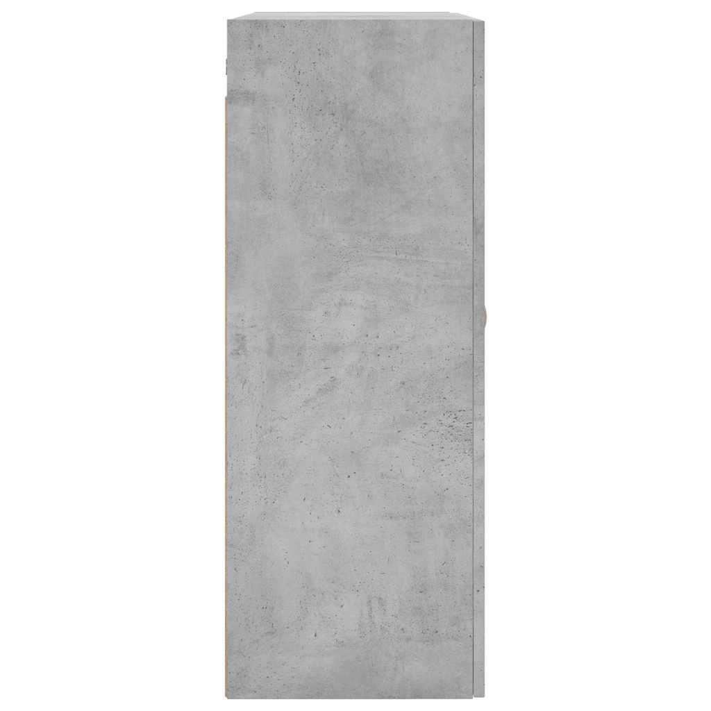 vidaXL Szafka wisząca, szarość betonu, 69,5x34x90 cm