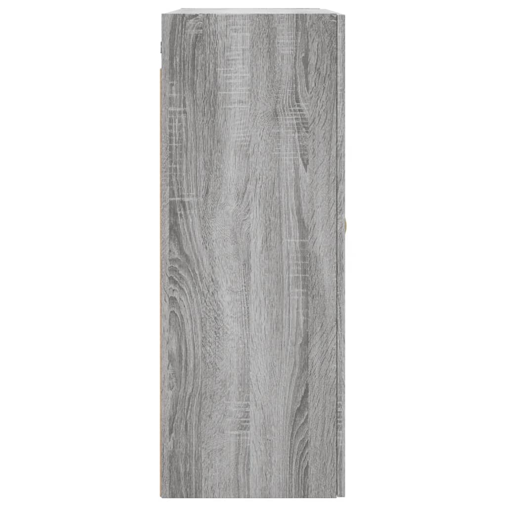 vidaXL Szafka wisząca, szary dąb sonoma, 69,5x34x90 cm