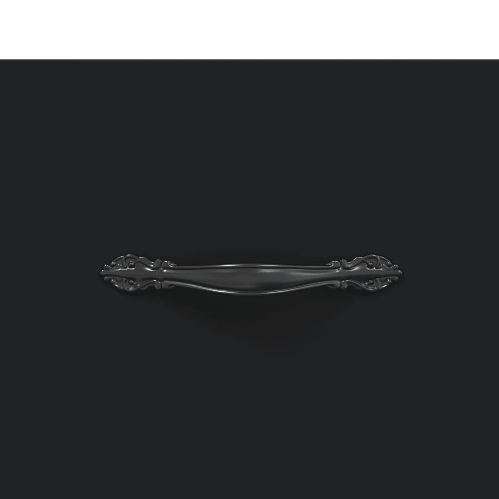 vidaXL Szafka pod TV, czarna, 102x36x50 cm, materiał drewnopochodny