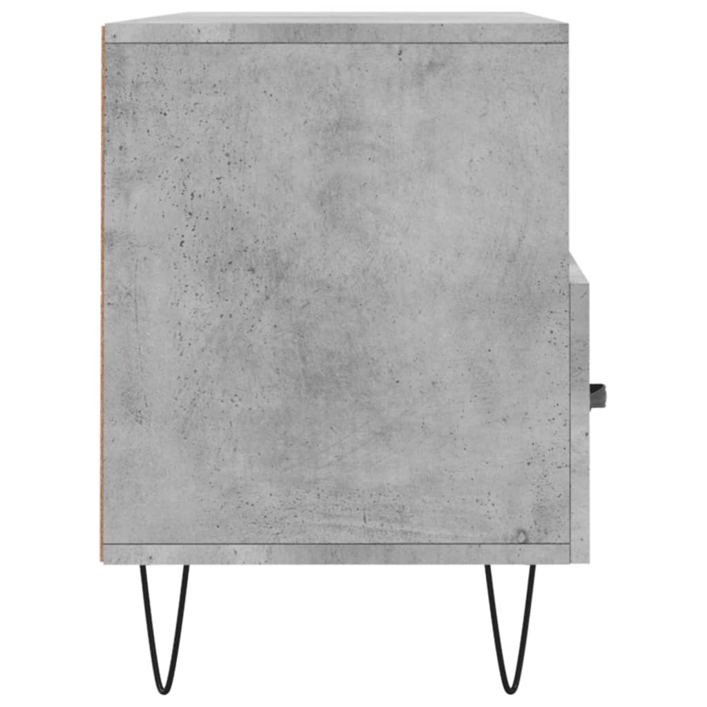 vidaXL Szafka pod telewizor, szarość betonu, 102x36x50 cm