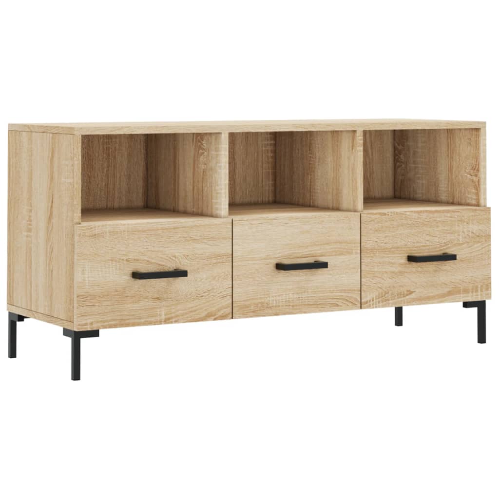 vidaXL Szafka pod telewizor, dąb sonoma, 102x36x50 cm