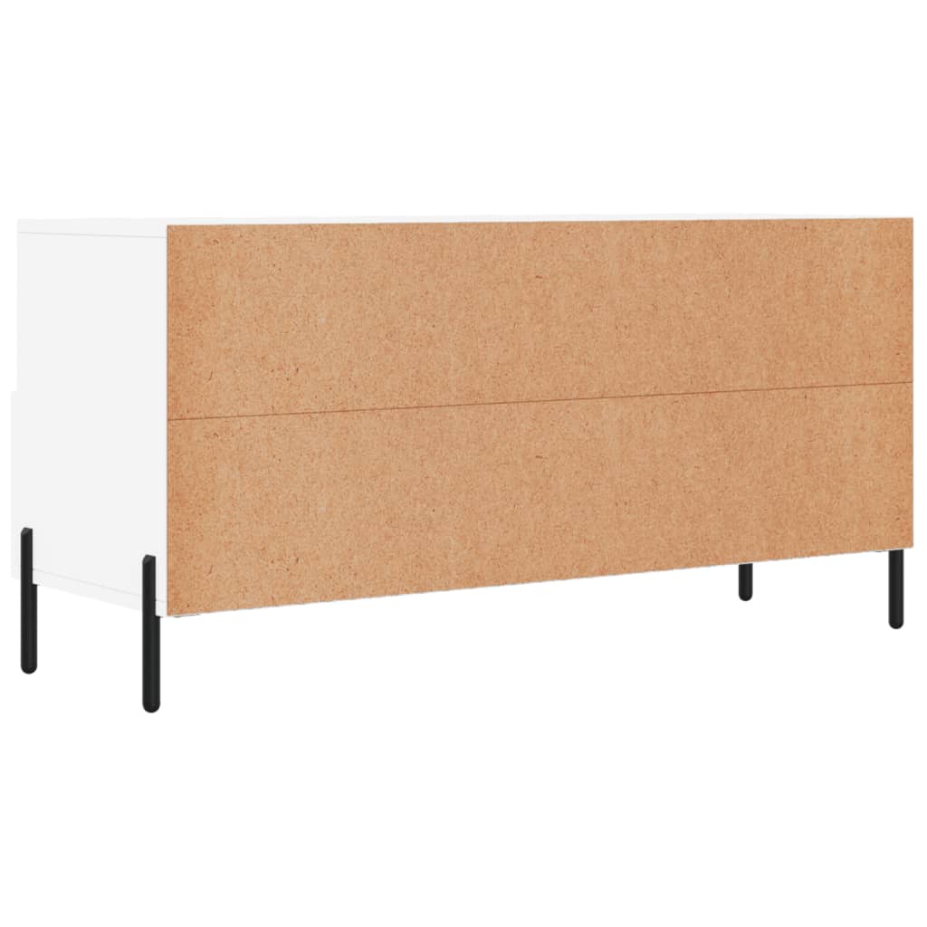 vidaXL Szafka pod TV, biała, 102x36x50 cm, materiał drewnopochodny