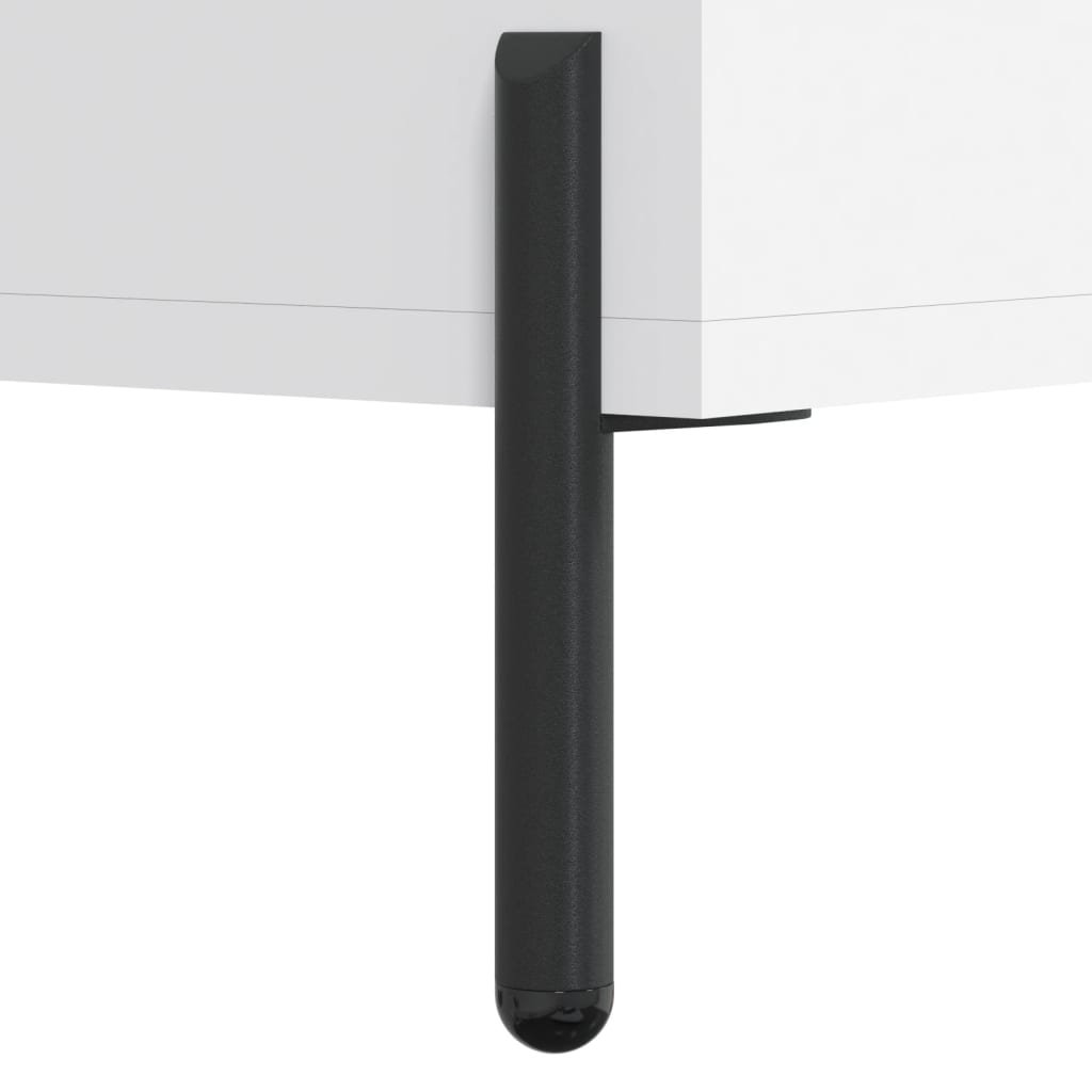 vidaXL Szafka pod TV, biała, 102x36x50 cm, materiał drewnopochodny