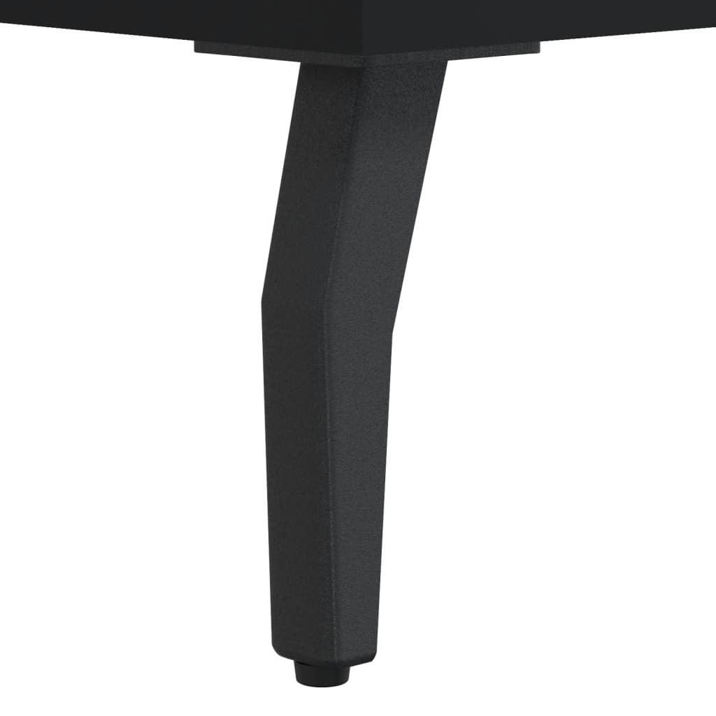 vidaXL Szafka pod TV, czarna, 102x36x50 cm, materiał drewnopochodny