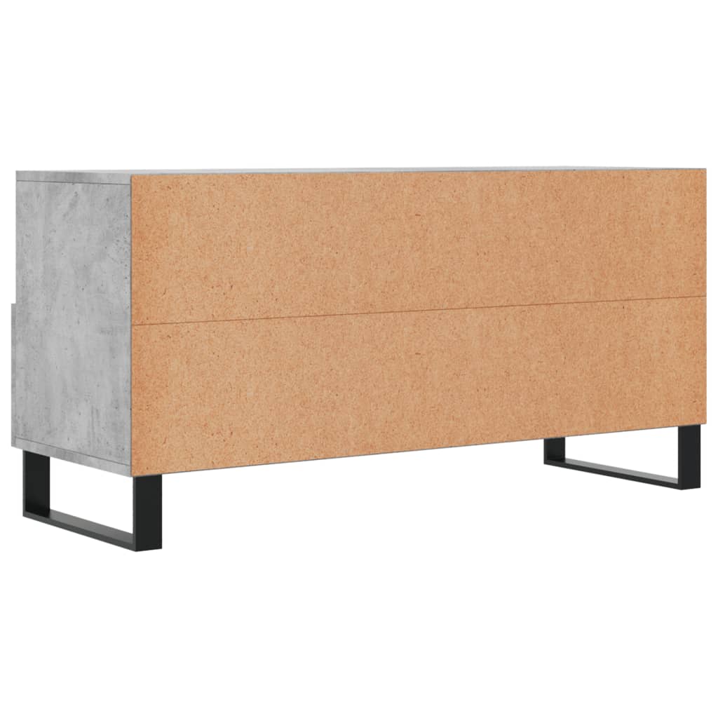 vidaXL Szafka pod telewizor, szarość betonu, 102x36x50 cm