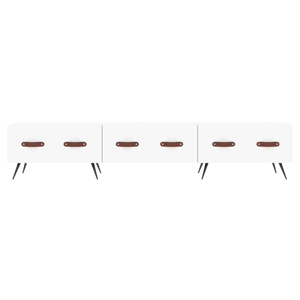 vidaXL Szafka pod TV, biała, 150x36x30 cm, materiał drewnopochodny