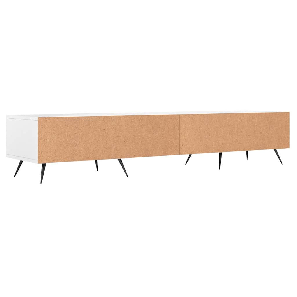 vidaXL Szafka pod TV, biała, 150x36x30 cm, materiał drewnopochodny