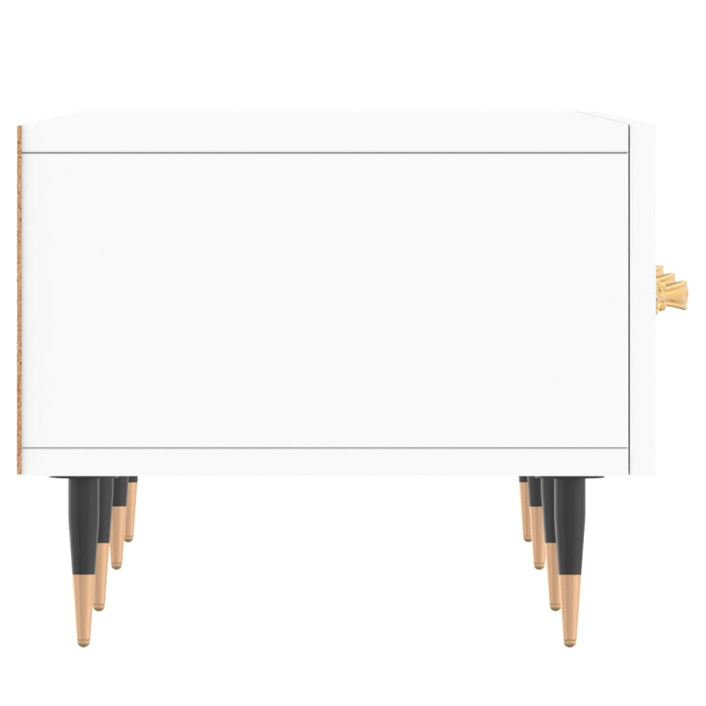 vidaXL Szafka pod TV, biała, 150x36x30 cm, materiał drewnopochodny