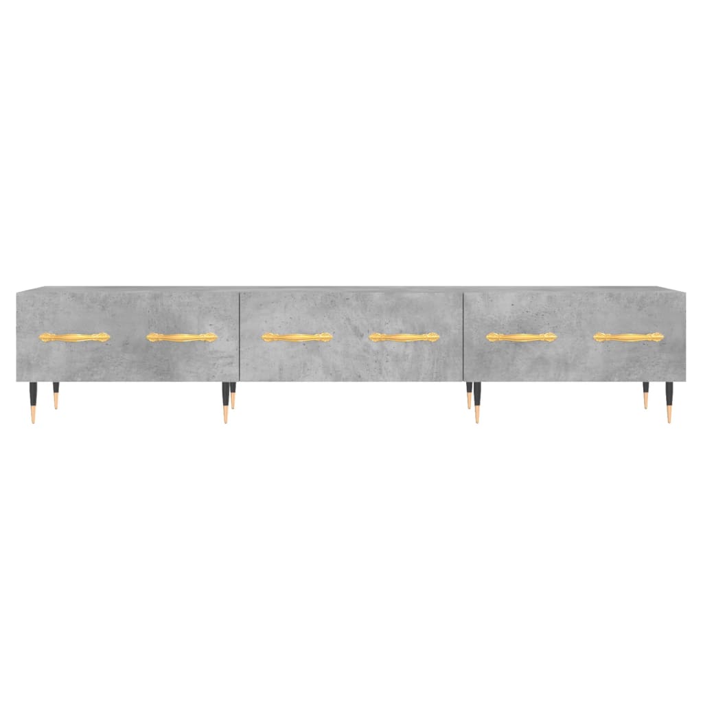 vidaXL Szafka pod TV, szarość betonu, 150x36x30 cm
