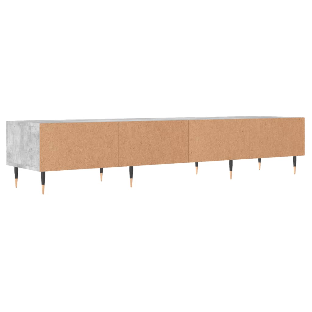 vidaXL Szafka pod TV, szarość betonu, 150x36x30 cm
