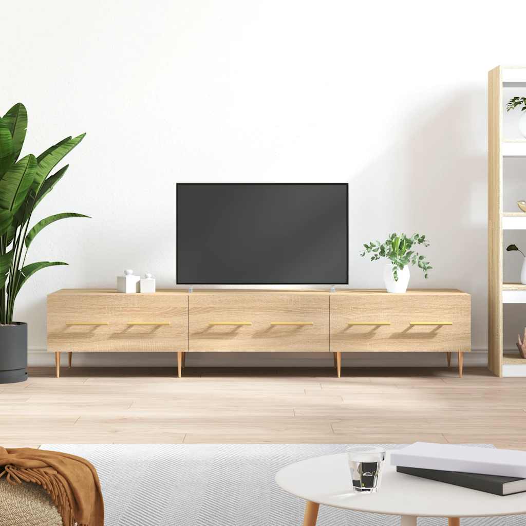 vidaXL Szafka pod telewizor, dąb sonoma, 150x36x30 cm