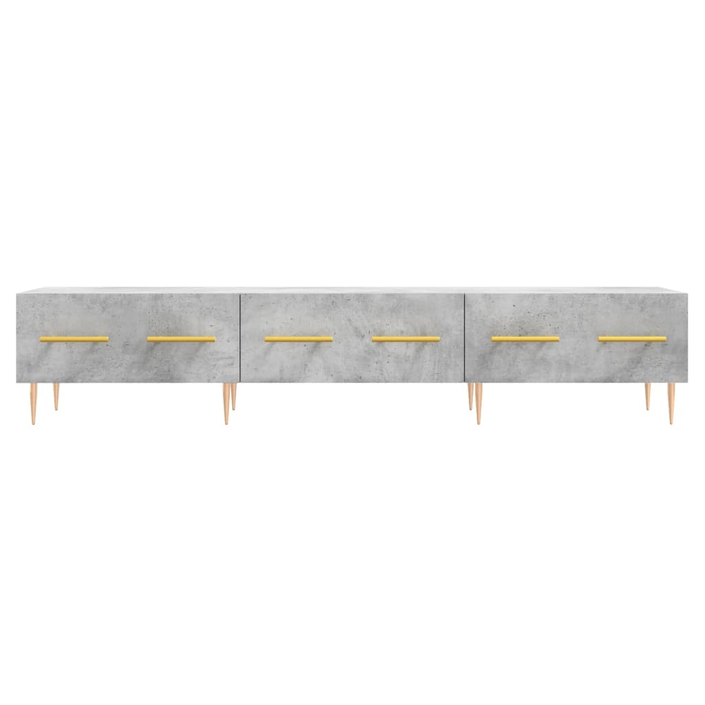 vidaXL Szafka pod TV, szarość betonu, 150x36x30 cm