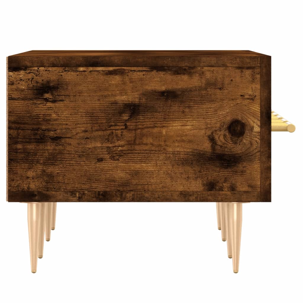 vidaXL Szafka pod telewizor, przydymiony dąb, 150x36x30 cm