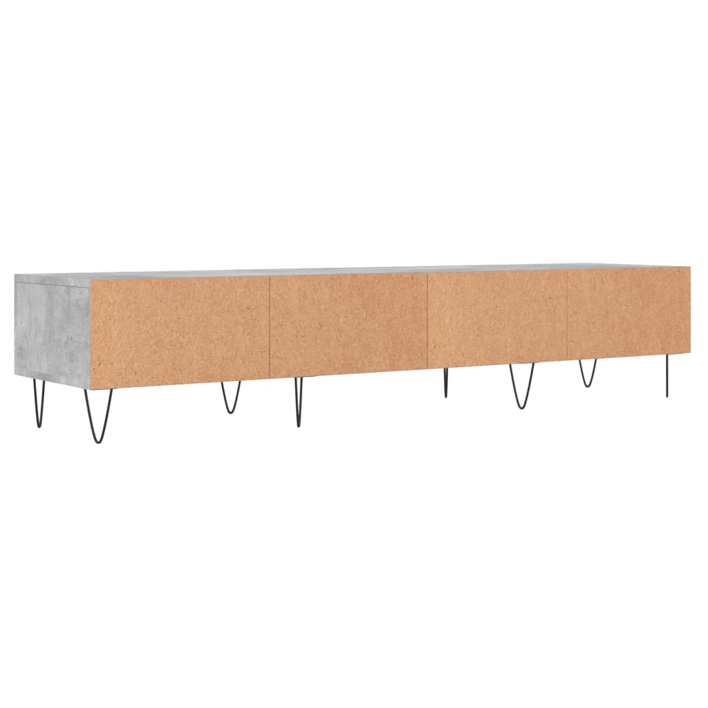 vidaXL Szafka pod telewizor, szarość betonu, 150x36x30 cm