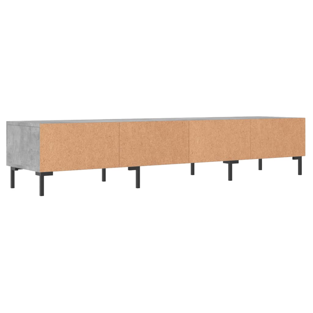 vidaXL Szafka pod telewizor, szarość betonu, 150x36x30 cm