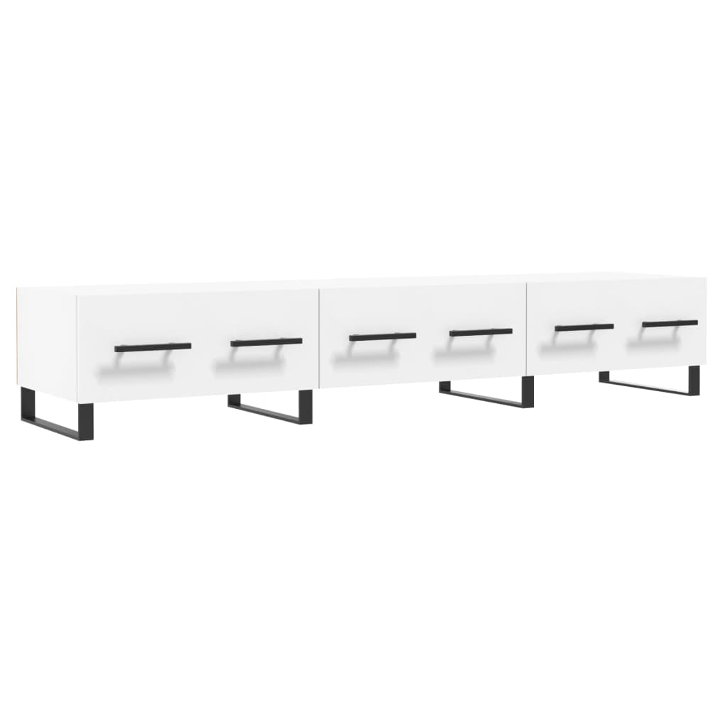 vidaXL Szafka pod TV, biała, 150x36x30 cm, materiał drewnopochodny