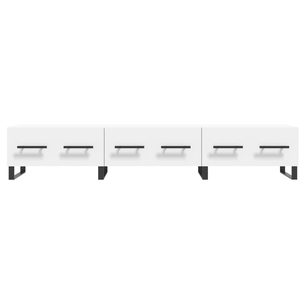 vidaXL Szafka pod TV, biała, 150x36x30 cm, materiał drewnopochodny