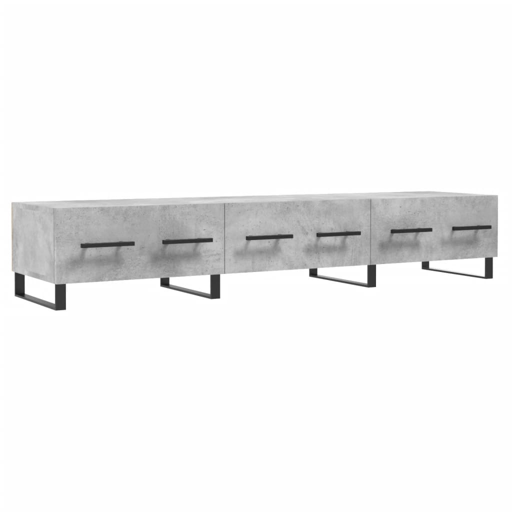 vidaXL Szafka pod telewizor, szarość betonu, 150x36x30 cm