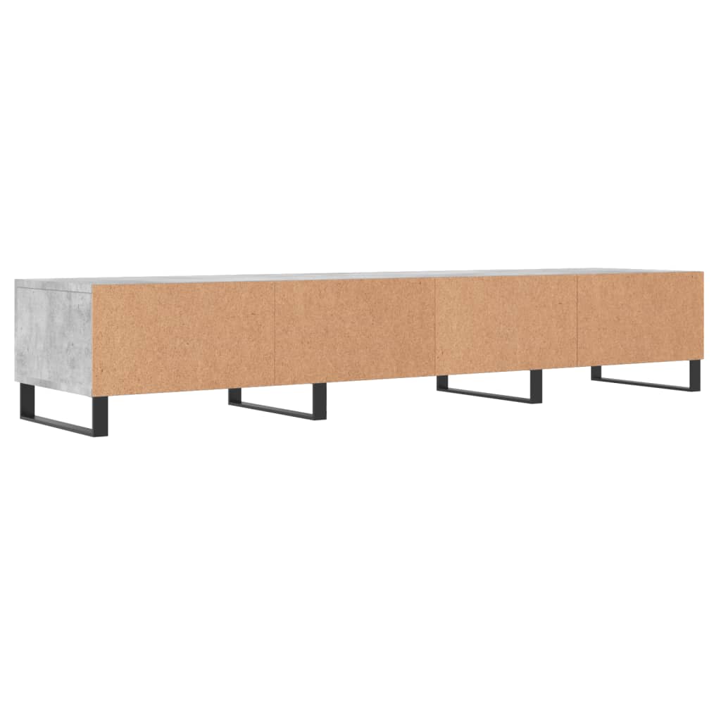 vidaXL Szafka pod telewizor, szarość betonu, 150x36x30 cm