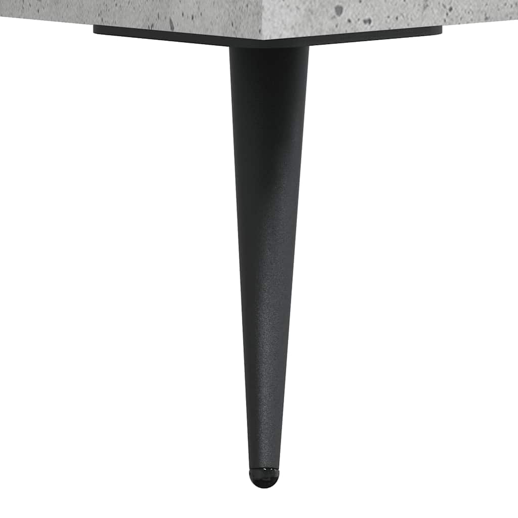 vidaXL Biurko, szarość betonu, 140x50x75 cm, materiał drewnopochodny