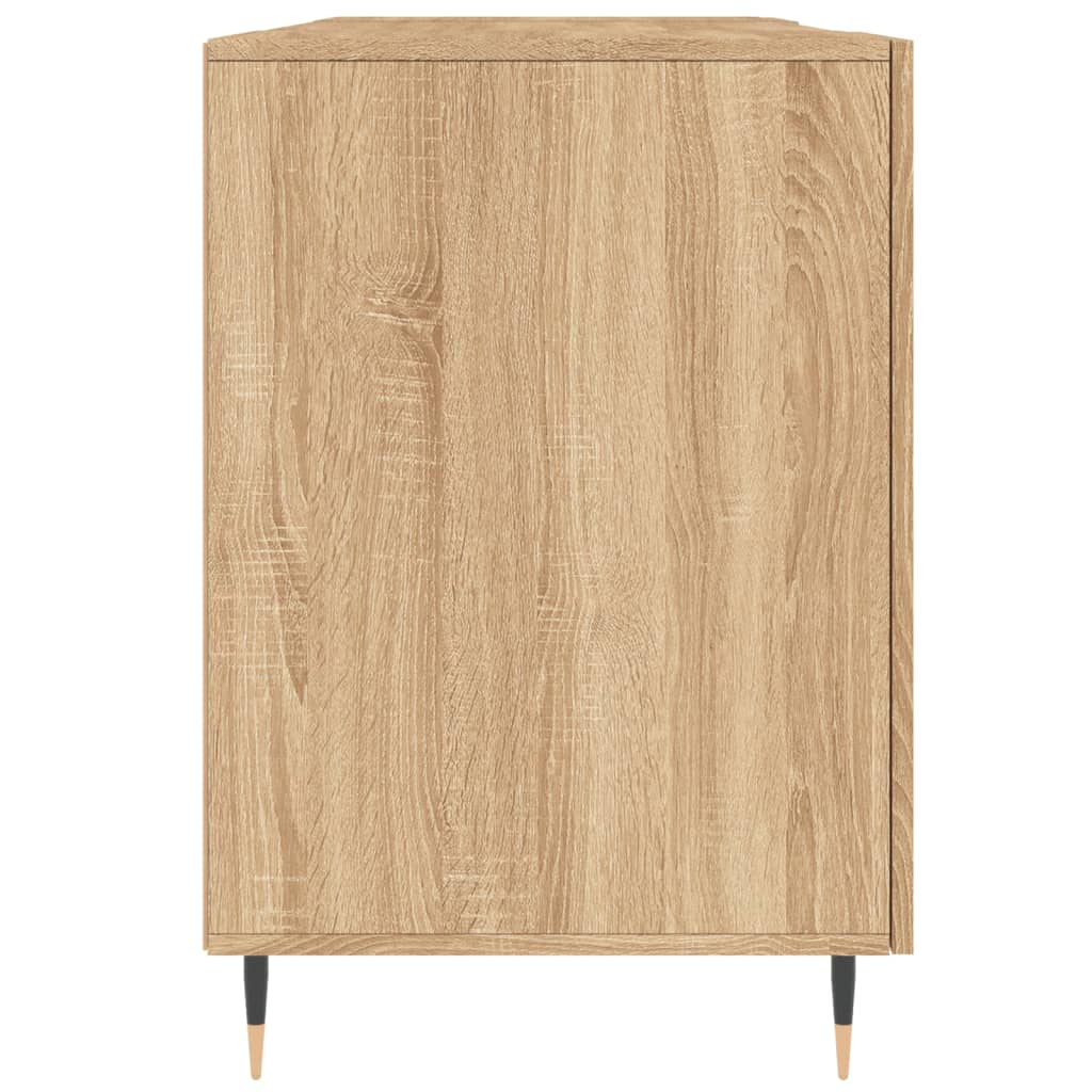 vidaXL Biurko, dąb sonoma, 140x50x75 cm, materiał drewnopochodny