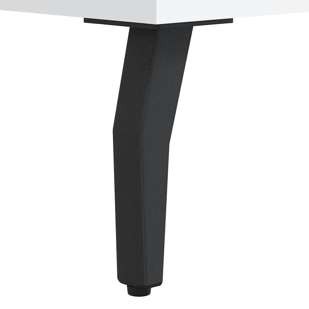 vidaXL Biurko, białe, 140x50x75 cm, materiał drewnopochodny