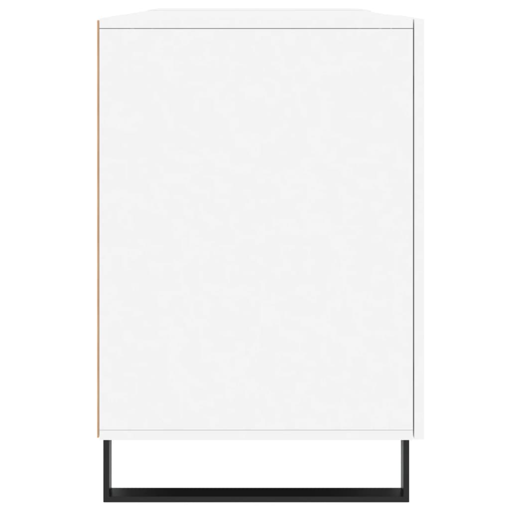 vidaXL Biurko, białe, 140x50x75 cm, materiał drewnopochodny