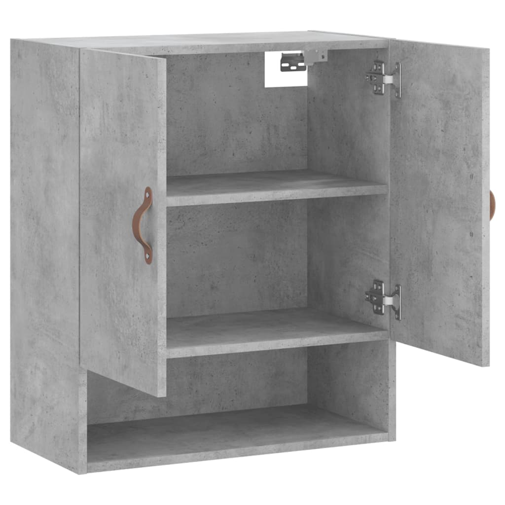 vidaXL Szafka wisząca, szarość betonu, 60x31x70 cm