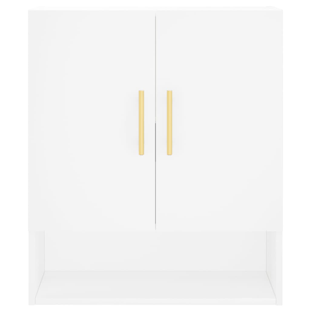 vidaXL Szafka wisząca, biała, 60x31x70 cm, materiał drewnopochodny
