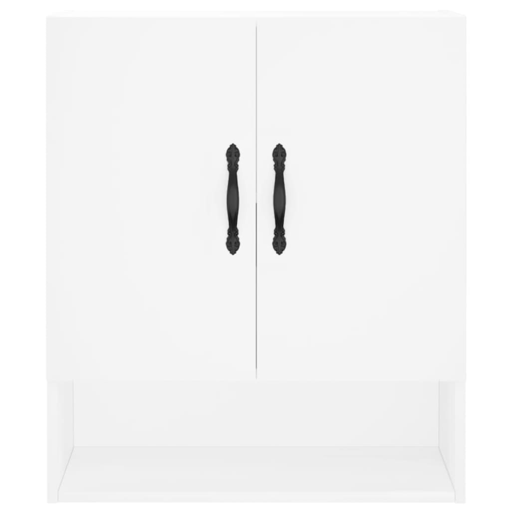 vidaXL Szafka wisząca, biała, 60x31x70 cm, materiał drewnopochodny