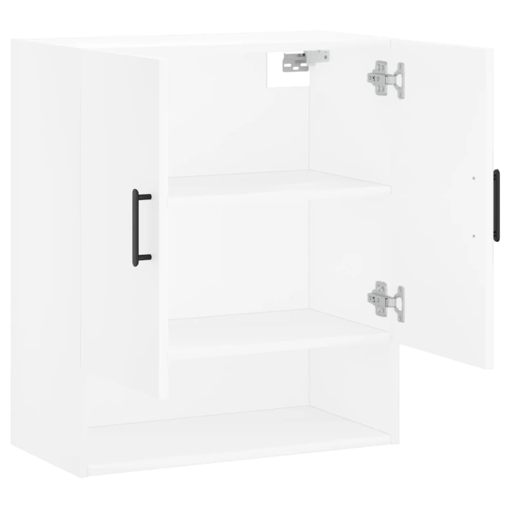 vidaXL Szafka wisząca, biała, 60x31x70 cm, materiał drewnopochodny