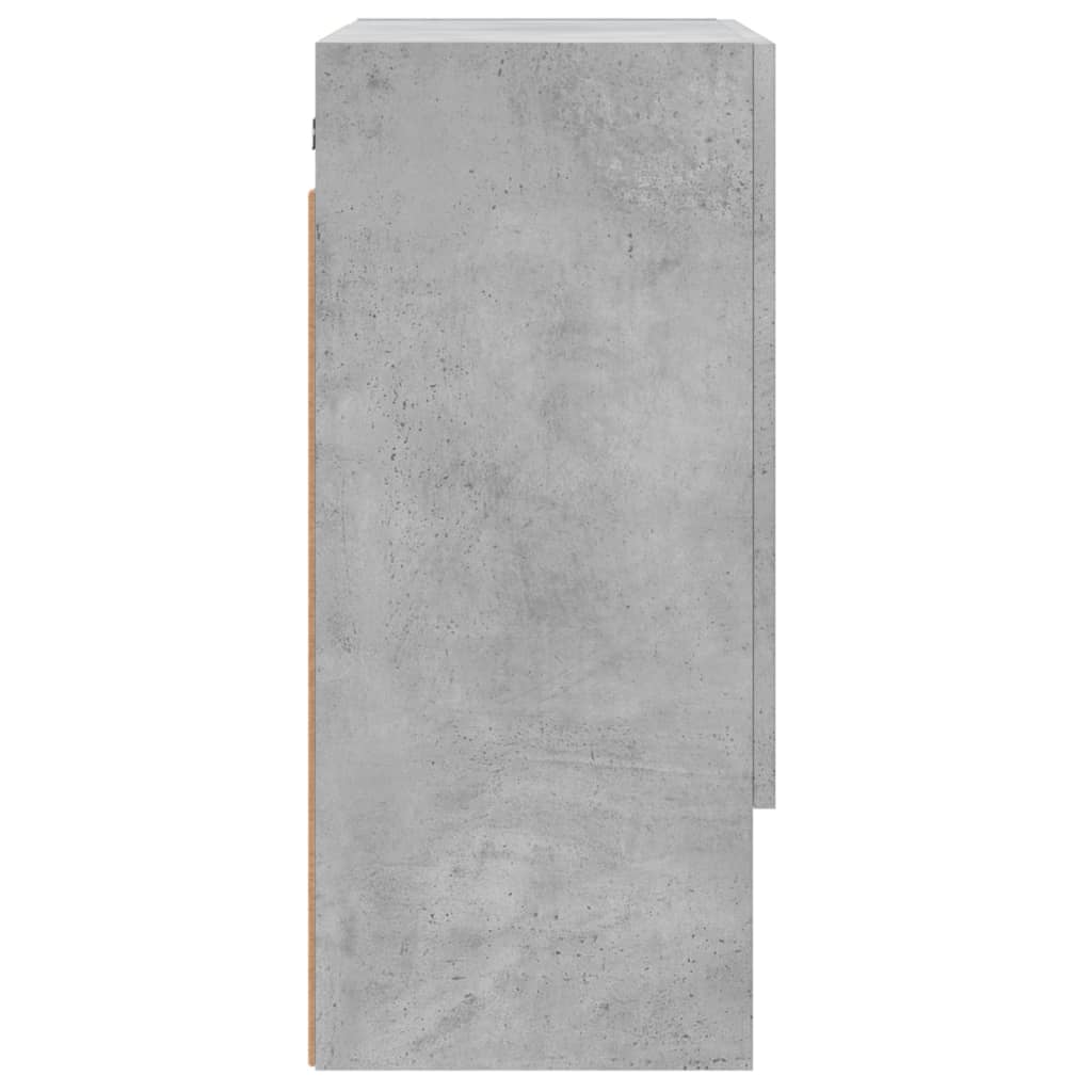 vidaXL Szafka wisząca, szarość betonu, 60x31x70 cm
