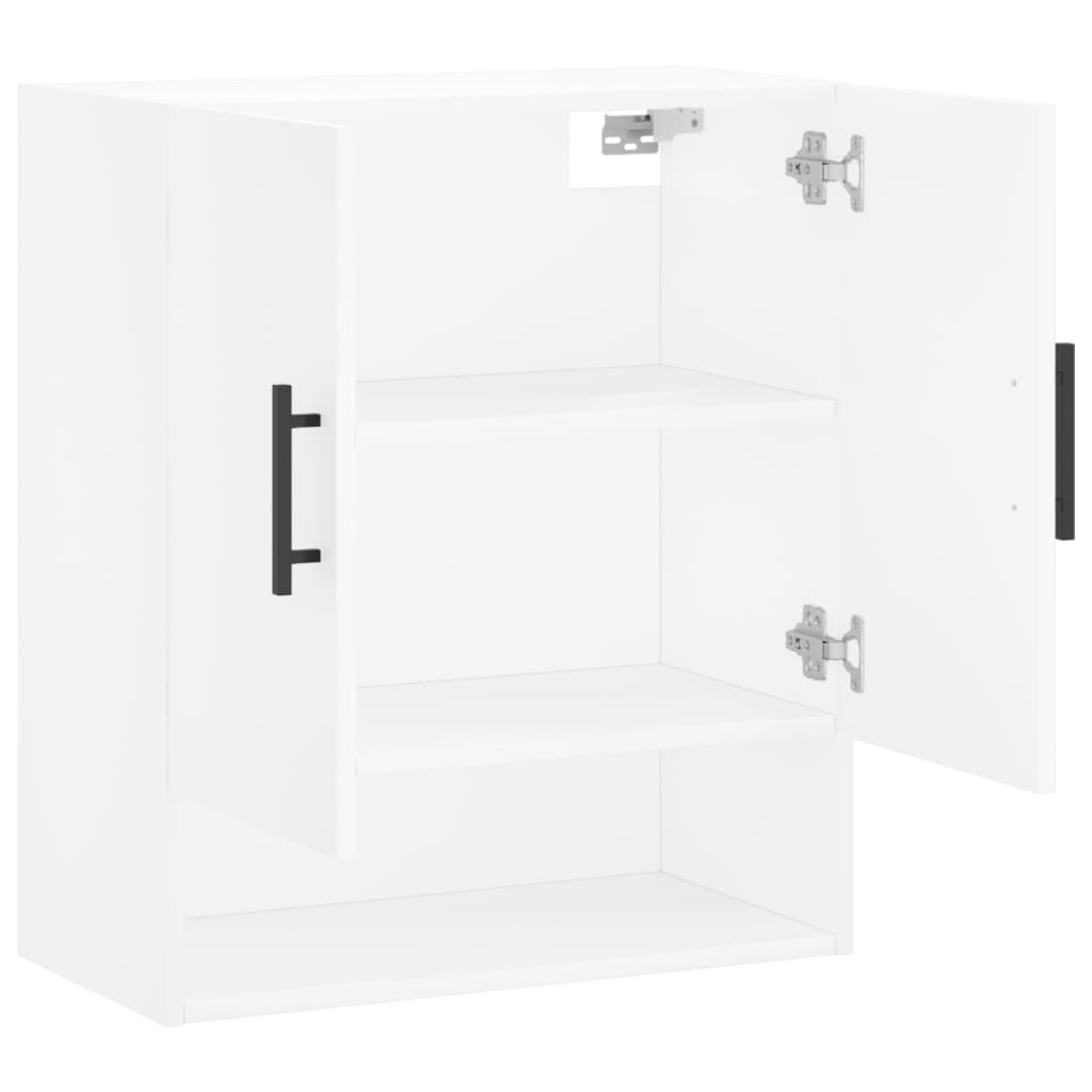 vidaXL Szafka wisząca, biała, 60x31x70 cm, materiał drewnopochodny