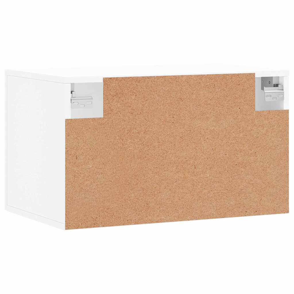 vidaXL Szafka wisząca, biała, 60x36,5x35 cm, materiał drewnopochodny