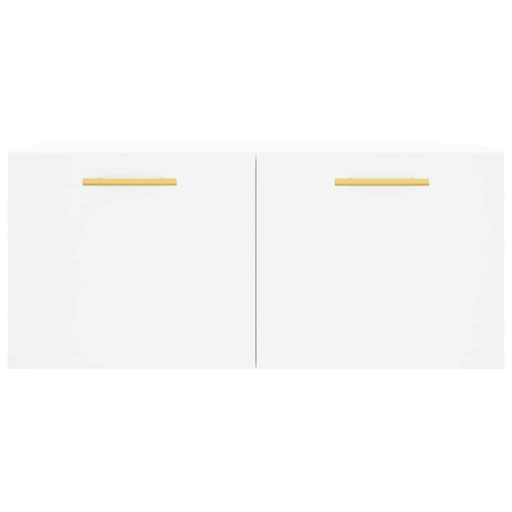 vidaXL Szafka wisząca, biała, 80x36,5x35 cm, materiał drewnopochodny