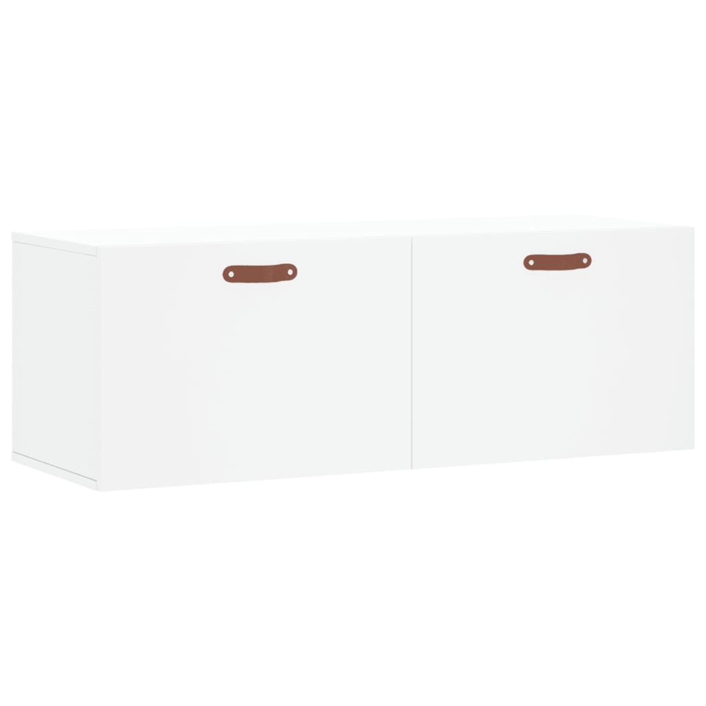 vidaXL Szafka wisząca, biała, 100x36,5x35 cm, materiał drewnopochodny
