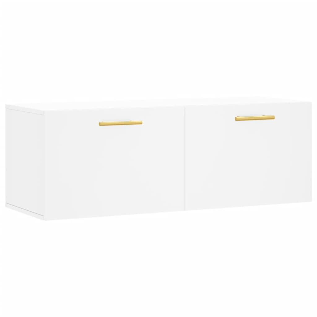 vidaXL Szafka wisząca, biała, 100x36,5x35 cm, materiał drewnopochodny