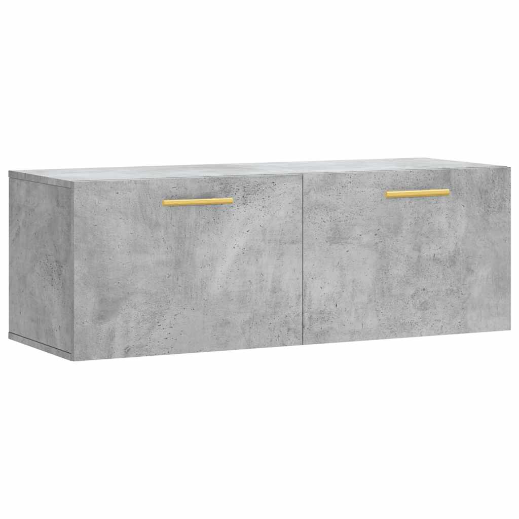 vidaXL Szafka wisząca, szarość betonu, 100x36,5x35 cm