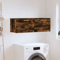 vidaXL Szafka wisząca, przydymiony dąb, 100x36,5x35 cm
